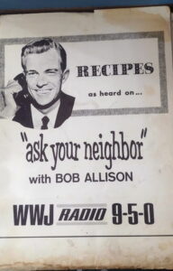 Bob Allison's Very First Ask Your Neighbor Folio